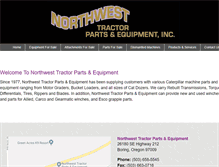Tablet Screenshot of nwtractorparts.com